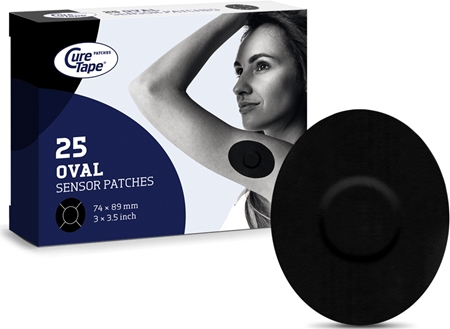 CureTape® Sensor Patches Oval Classic προστατευτικά επιθέματα