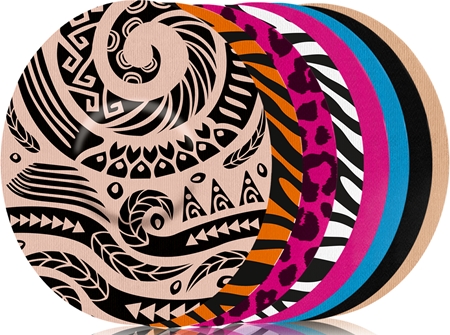 CureTape® Sensor Patches Oval Art Mix protective patches