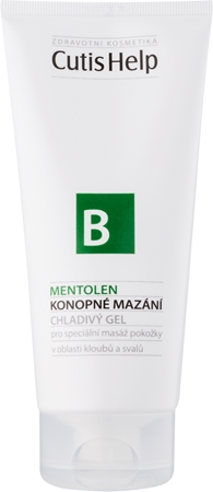 CutisHelp Health Care B - Mentolen kühlendes Gel mit Hanf und Menthol für Muskeln und Gelenke