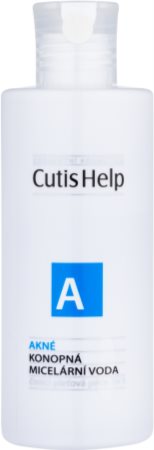 CutisHelp Health Care A - Akné konopná micelární voda 3 v 1 pro problematickou pleť, akné