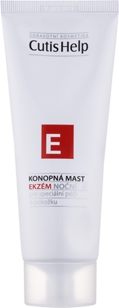 CutisHelp Health Care E - Eczema ekcéma elleni éjszakai kenőcs kenderből arcra és testre