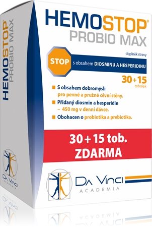 Da Vinci Academia HemoStop Probio MAX doplněk stravy pro zdravé cévy