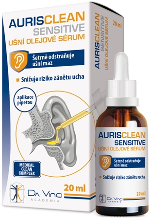 Da Vinci Academia AurisClean Sensitive ušní olejové sérum zdravotnický prostředek