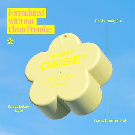 DAISE Sunny Daise telová hmla pre ženy Vanilla & Coconut