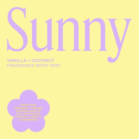DAISE Sunny Daise telová hmla pre ženy Vanilla & Coconut