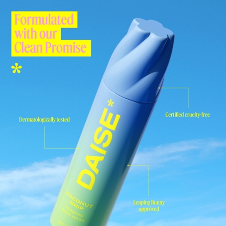 DAISE Coconut Whip foaming shower gel