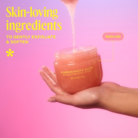 DAISE Pomegranate Glow telový peeling