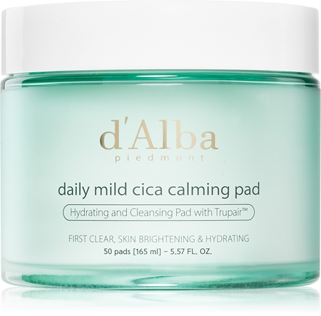 d'Alba Daily Mild Cica Calming Pad soothing pads for intensive hydration