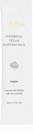 d'Alba Waterfull Vegan Sleeping Pack Soothing Hydrating Mask night