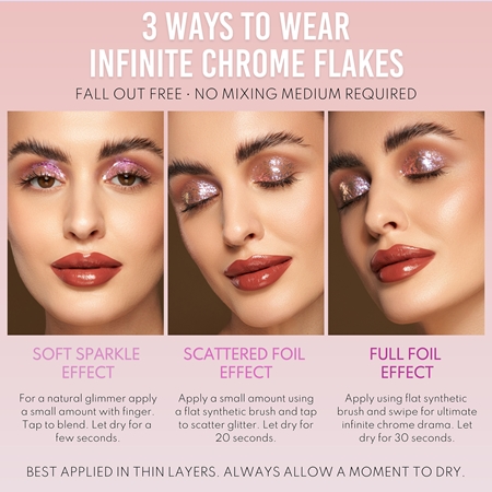 Danessa Myricks Beauty Infinite Chrome Flakes glitter eyeshadow