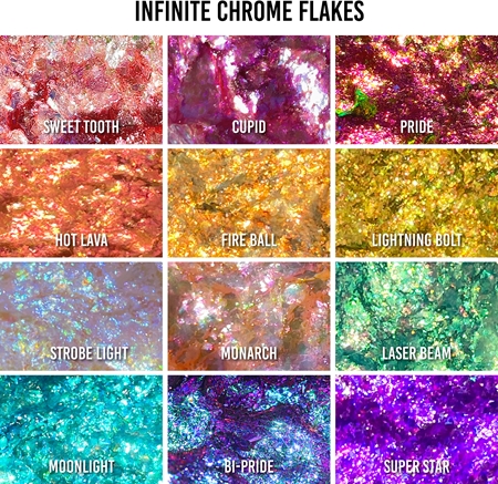 Danessa Myricks Beauty Infinite Chrome Flakes glitter eyeshadow
