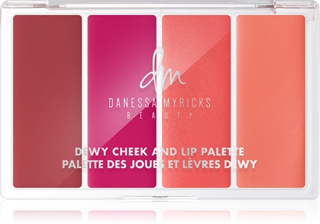 Danessa Myricks Beauty Dewy Cheek & Lip Palette daugiafunkcė veido priemonių paletė veidui