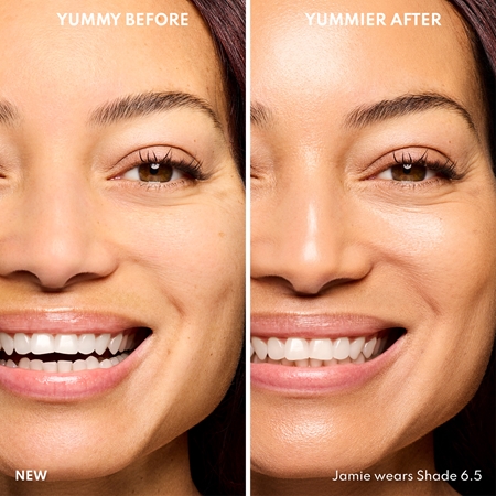 Danessa Myricks Beauty Yummy Skin Serum Skin Tint drėkinamasis glotninamasis makiažo pagrindas