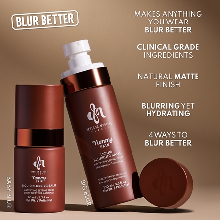 Danessa Myricks Beauty Yummy Skin Liquid Blurring Balm Setting Spray Makeup Fixing Spray with moisturising effect