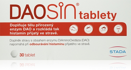 DAOSIN DAOSIN tablety při histaminové intoleranci