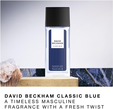 David Beckham Classic Blue αποσμητικό με ψεκασμό για άντρες