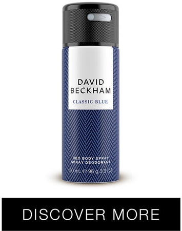 David Beckham Classic Blue Deodorant Spray for men
