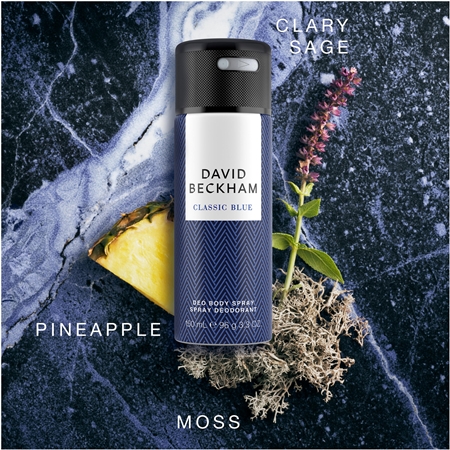 David Beckham Classic Blue Deodorant Spray for men