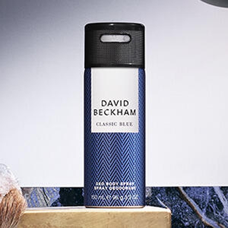David Beckham Classic Blue Deodorant Spray for men
