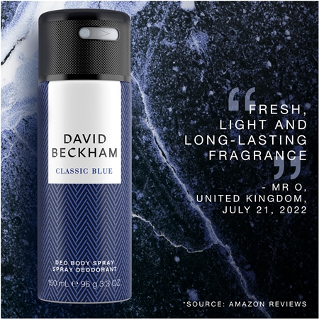 David Beckham Classic Blue Deodorant Spray for men
