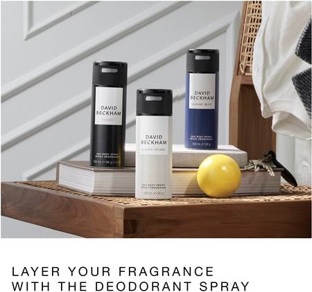 David Beckham Classic Homme desodorizante em spray