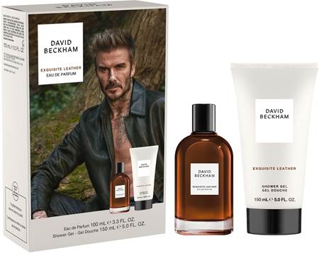 David Beckham Exquisite Leather gift set for men