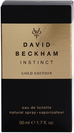 David Beckham Instinct Gold Edition Eau de Toilette Herren 50 ml
