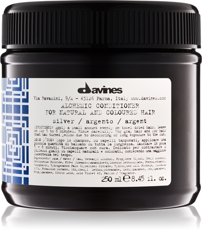 Davines Alchemic Conditioner Silver hidratáló kondicionáló a hajszín élénkítéséért