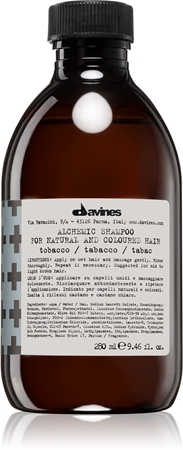 Davines Alchemic Shampoo Tobacco hidratáló sampon a hajszín élénkítéséért