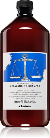 Davines Naturaltech Rebalancing Shampoo Dziļi attīrošs šampūns taukainiem matiem un galvas ādai
