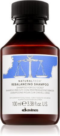Davines Naturaltech Rebalancing Shampoo sampon pentru curatarea profunda a scalpului seboreic