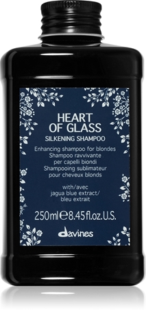 Davines Heart of Glass Silkening Shampoo Mild rengöringsschampo för blont hår