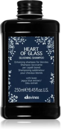 Davines Heart of Glass Silkening Shampoo shampoing nettoyant doux pour cheveux blonds