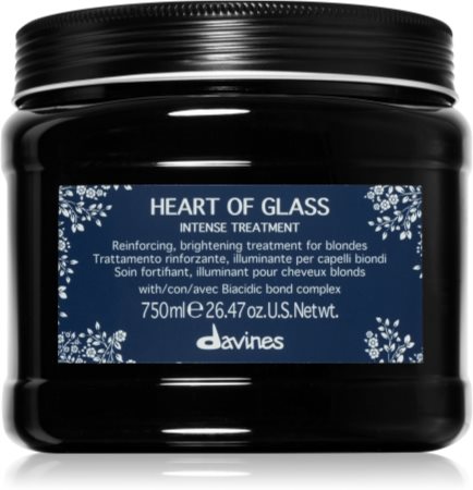 Davines Heart of Glass Intense Treatment εντατική θεραπεία για ξανθά μαλλιά