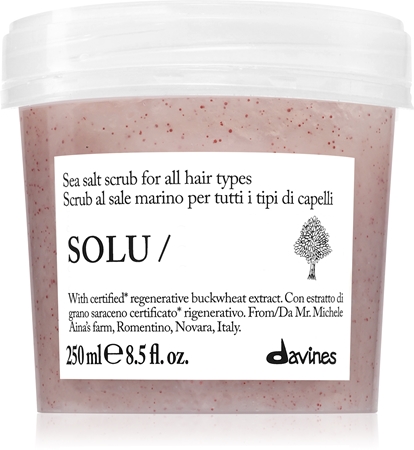 Davines Solu Sea Salt Scrub Dziļi attīrošs pīlings visiem matu tipiem