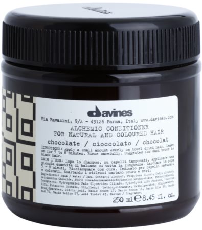 Davines Alchemic Conditioner Chocolate hydratační kondicionér pro zvýraznění barvy vlasů
