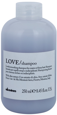 Davines Love Olive uhlazující šampon pro nepoddajné a krepatějící se vlasy