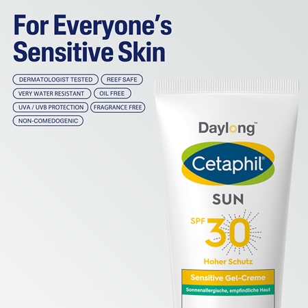 Daylong Cetaphil SUN Sensitive Gel-Creme lehký ochranný gel-krém pro citlivou pokožku