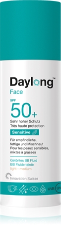 Daylong Sensitive Face BB Fluid SPF50+ fluide protecteur pour tous types de peau, y compris peau sensible