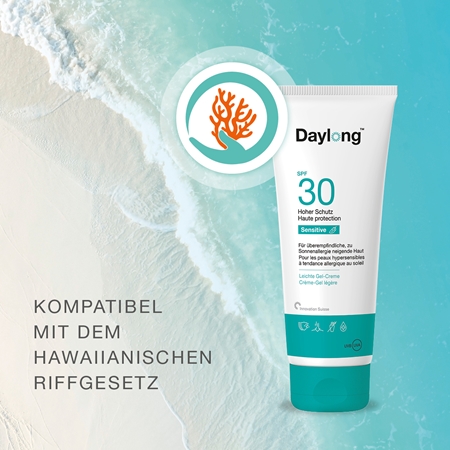 Daylong Sensitive Gel-Creme SPF30 Leichte Gelcreme für die Breunung