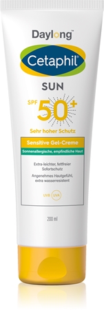 Daylong Cetaphil SUN Sensitive Gel-Creme blaga zaštitna krema za lice za osjetljivu kožu