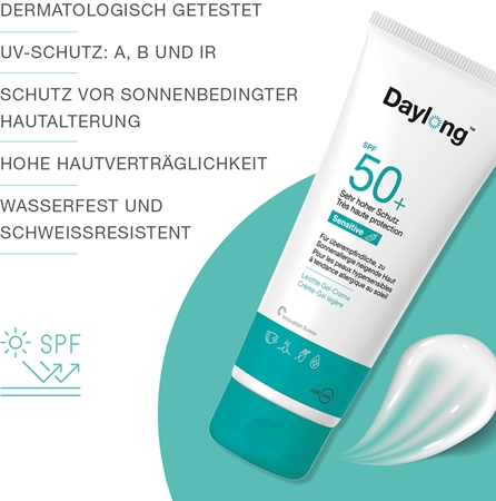 Daylong Sensitive Face Gel-Fluid SPF 50+ schützendes Gel-Fluid für das Gesicht