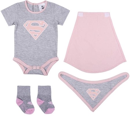 DC Comics Superheroe Girls lote de regalo para bebés
