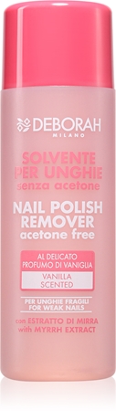 Deborah Milano Nail Polish Remover dissolvant ongles sans acétone