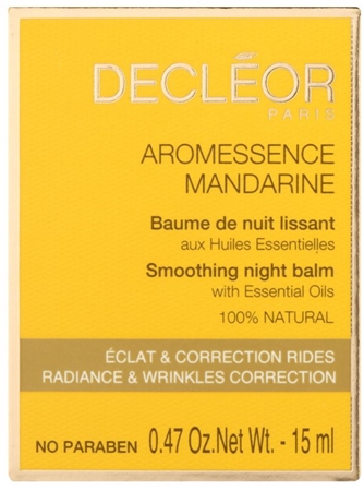 Decléor Aroma Lisse baume de nuit lissant à la mandarine