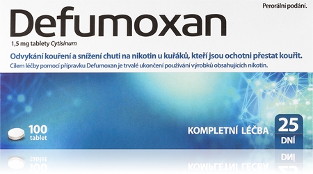 Defumoxan Defumoxan 1,5 mg tablety při odvykání kouření
