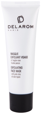 Delarom Essential máscara peeling facial com argila rosa