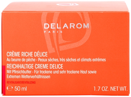 Delarom Revitalizing reichhaltige Creme mit Pfirsichbutter
