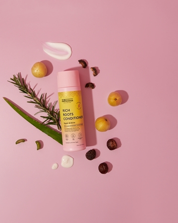 delhicious RICH ROOTS Repair & Shine Conditioner Restoring Conditioner for shiny and soft hair