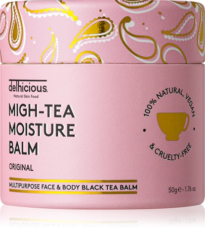 delhicious MIGH-TEA MOISTURE BALM multifunkční balzám pro velmi suchou a citlivou pleť